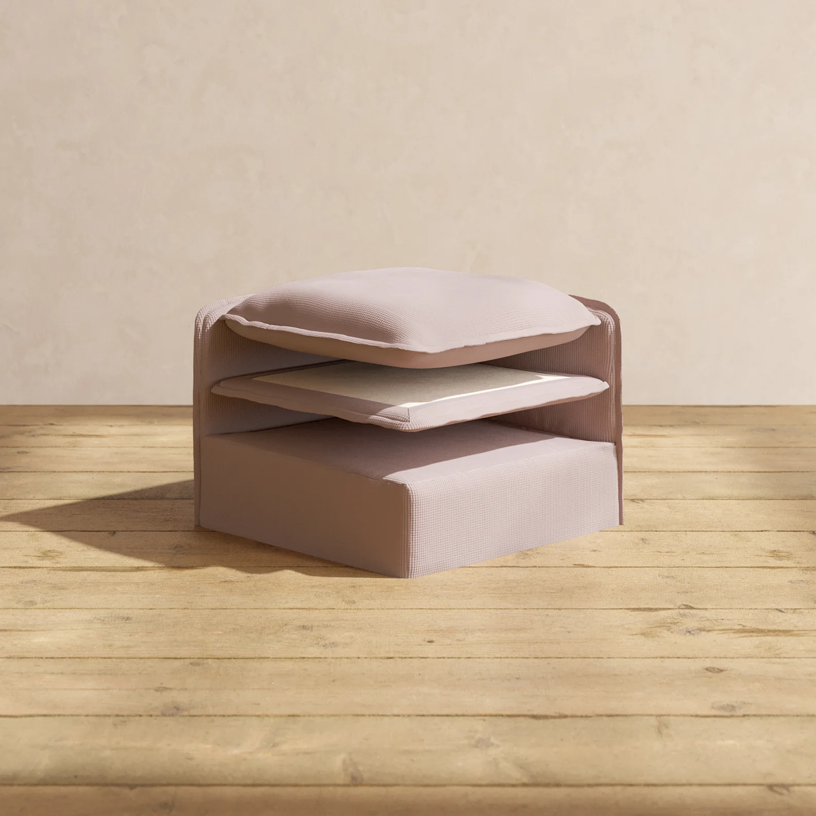 Elevate Comfort Layer for 7-Seater Open-Ends U-Sectional + Ottoman in Sakura