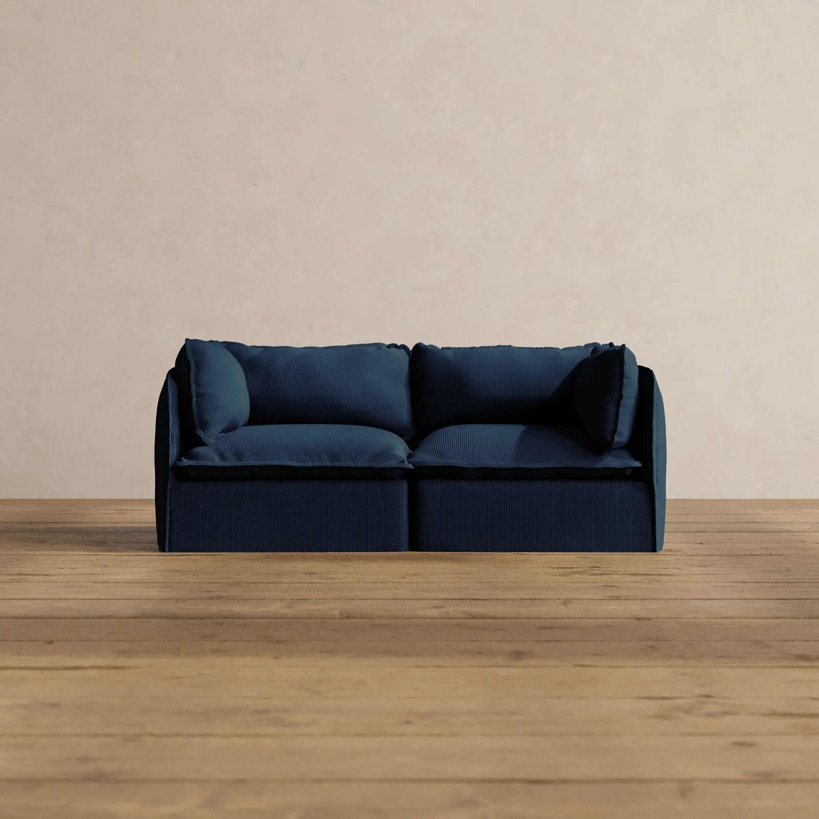 Modular Washable 2-Seater in Sumi | Memorix+ Seat | Contour Pillow