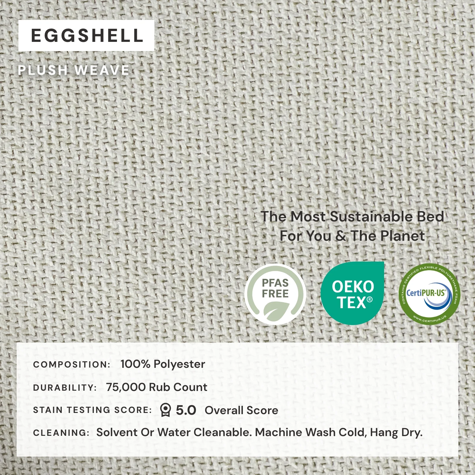 Modular Washable Armchair in Eggshell | Deluxe+ Seat | Cloud Pillow - Image 4