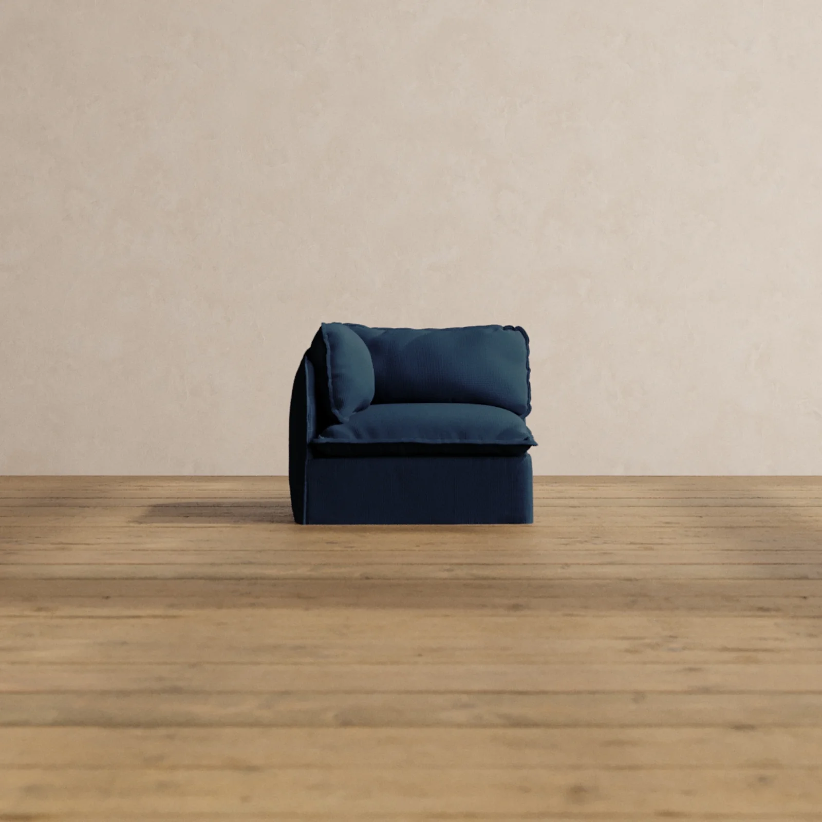 Modular Washable Corner Chair in Sumi | Memorix+ Seat | Contour Pillow