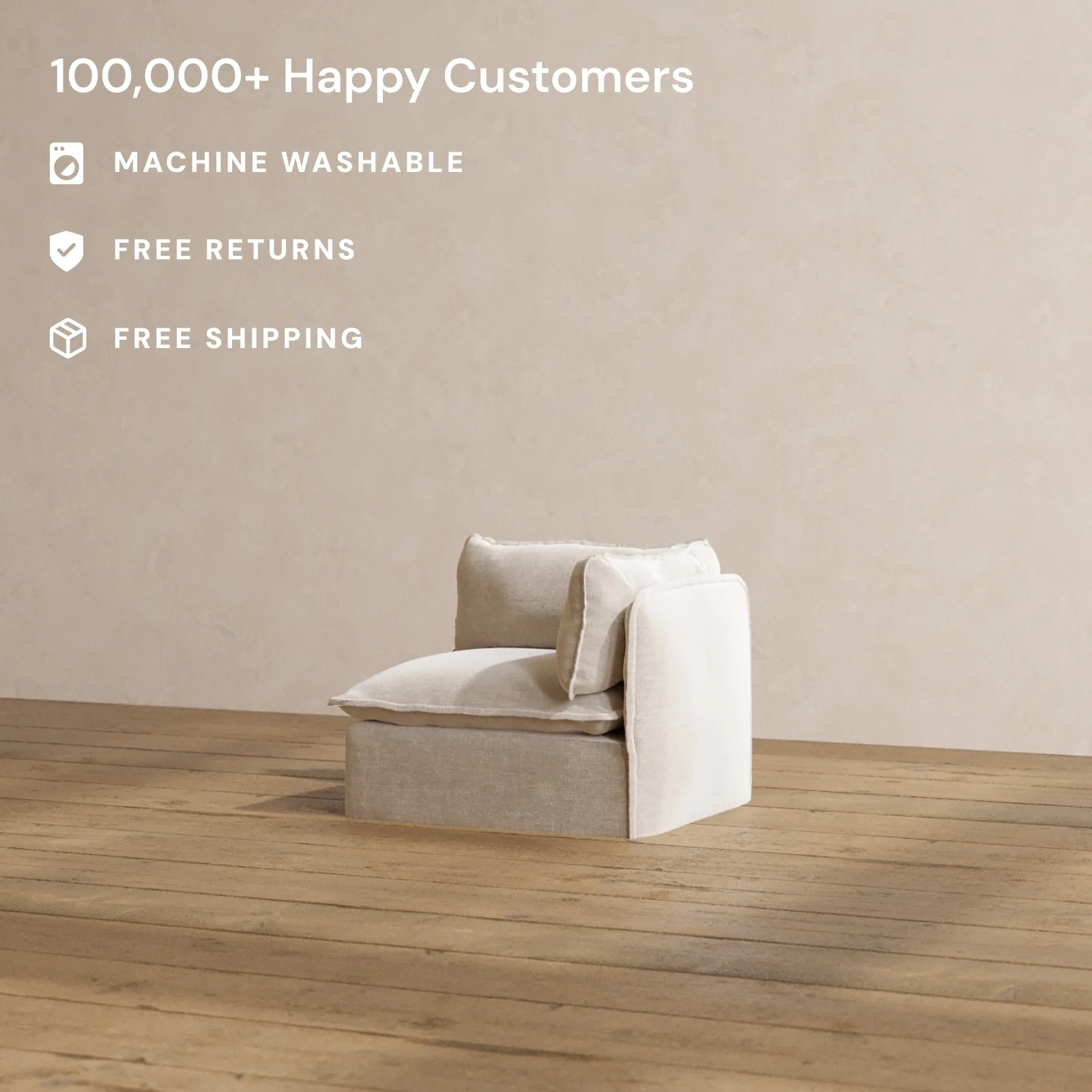 Modular Washable End Chair - Right in Mist | Memorix+ Seat | Contour Pillow - Image 2