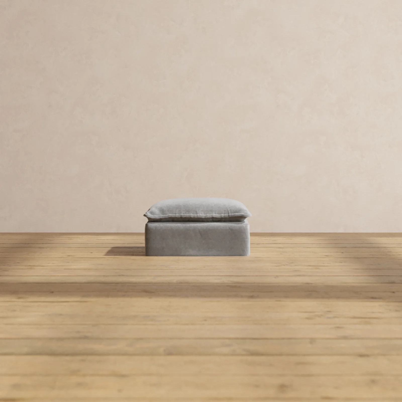 Modular Washable Ottoman in Ash | Memorix+ Seat