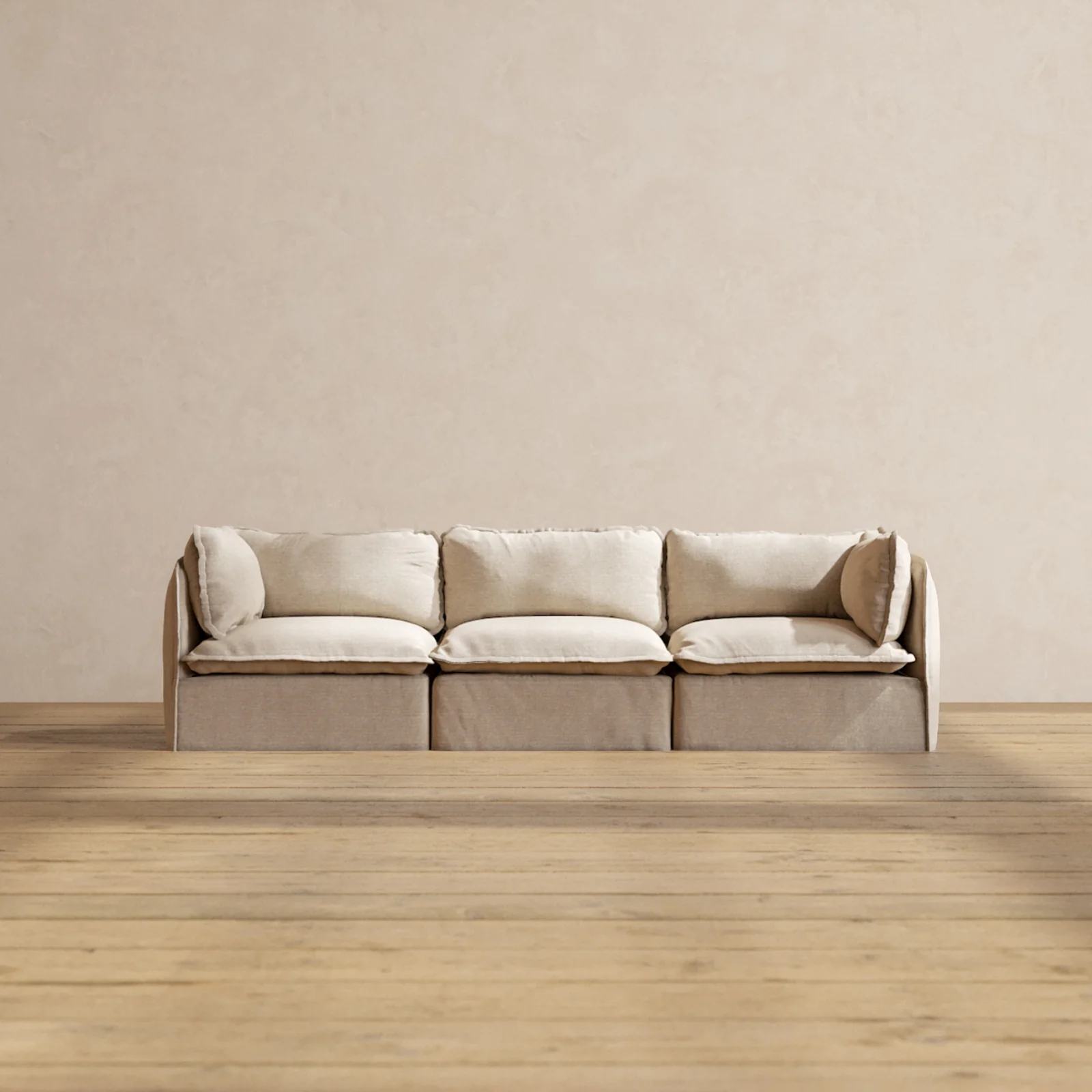 Slipcover Only - Modular Washable 3-Seater in Oat
