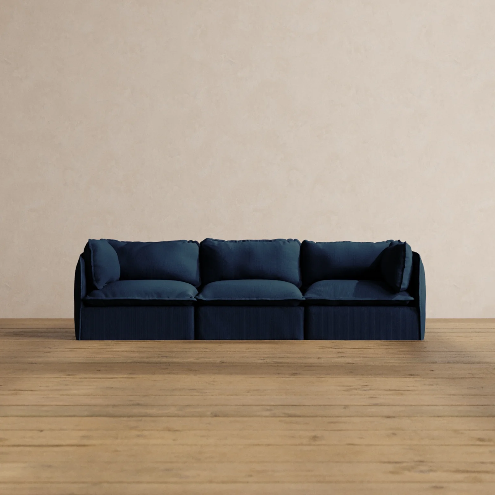 Slipcover Only - Modular Washable 3-Seater in Sumi