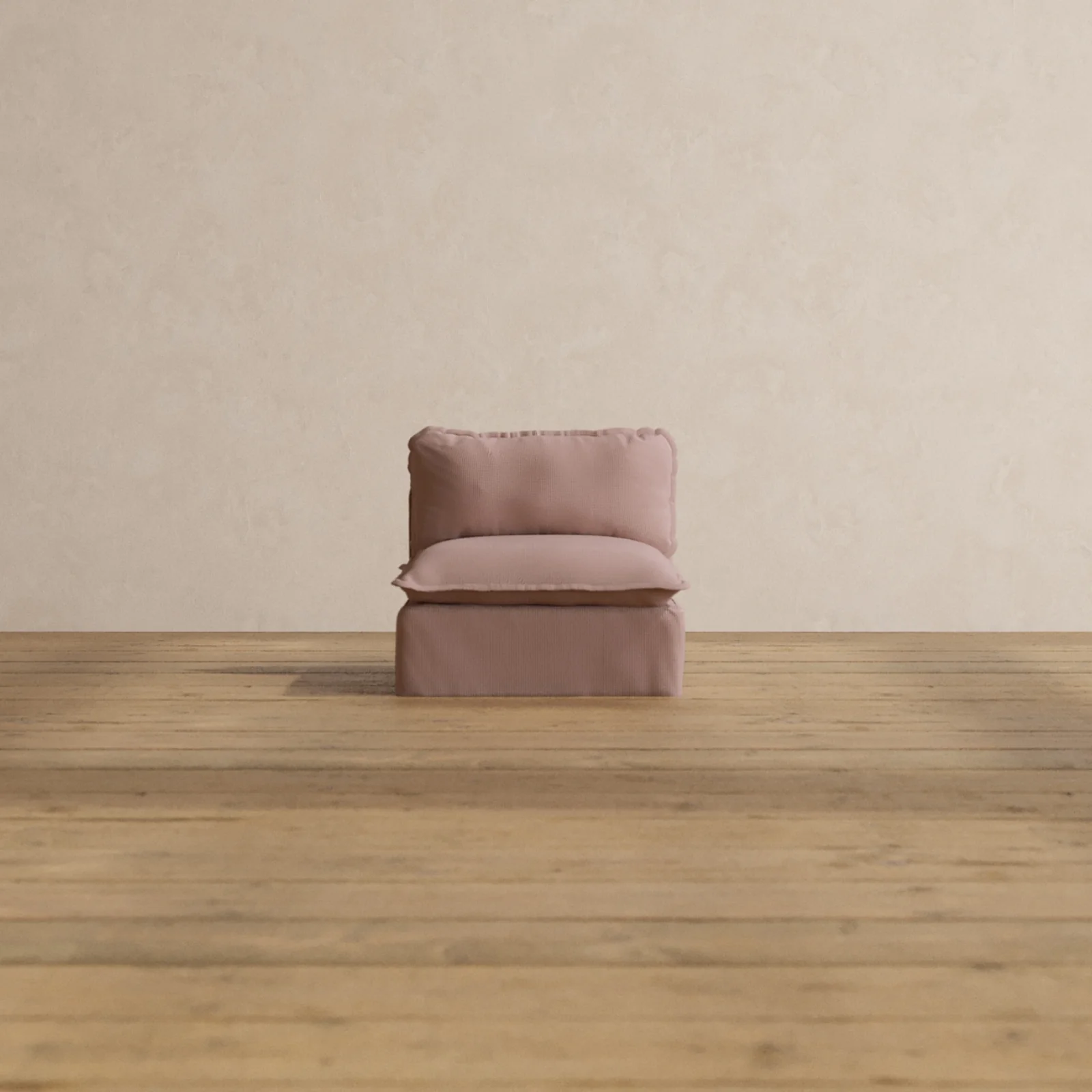 Slipcover Only - Modular Washable Armless Chair in Sakura