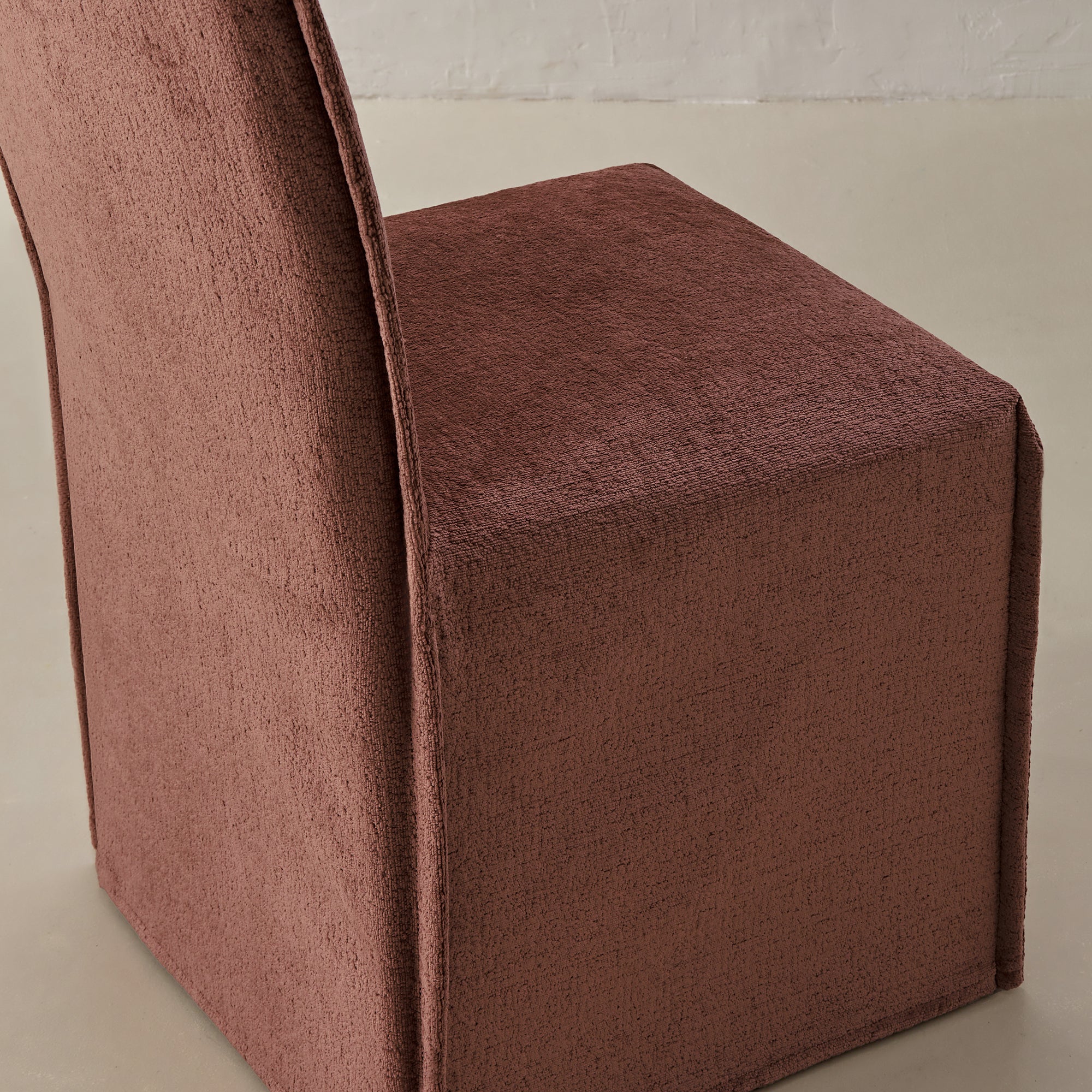 Washable Upholstered Dining Chair | 19” Back Height in Chestnut (Set of 2) - Image 7