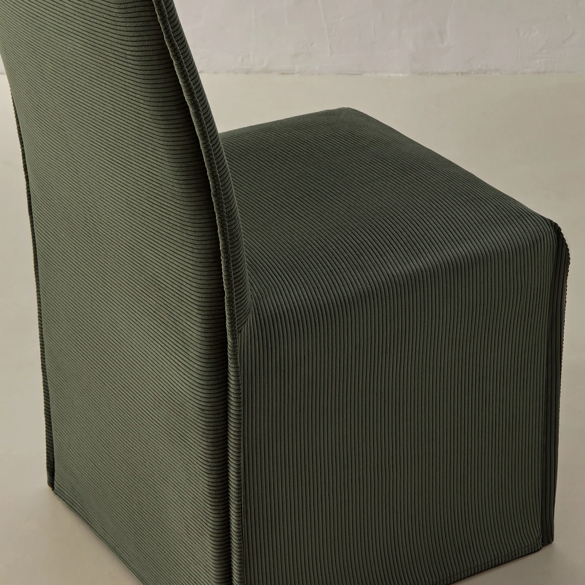 Washable Upholstered Dining Chair | 19” Back Height in Olivine - Image 7